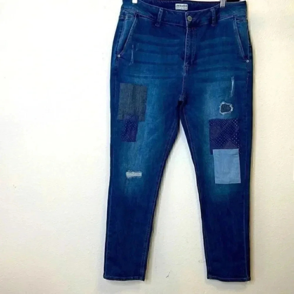 Peoples Liberation girlfriend high waisted plus size 16w jeans